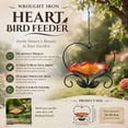 thumbnail image 5 of JZCHUNTOY Bird Feeder, 1 Piece Hanging Wild Bird Feeder, Weather Proof Large Capacity Bird Feeding Device, Easy to Fill and Clean Feeder, for Outdoor Garden Yard Patio Wild Bird Feeding Use, 5 of 5