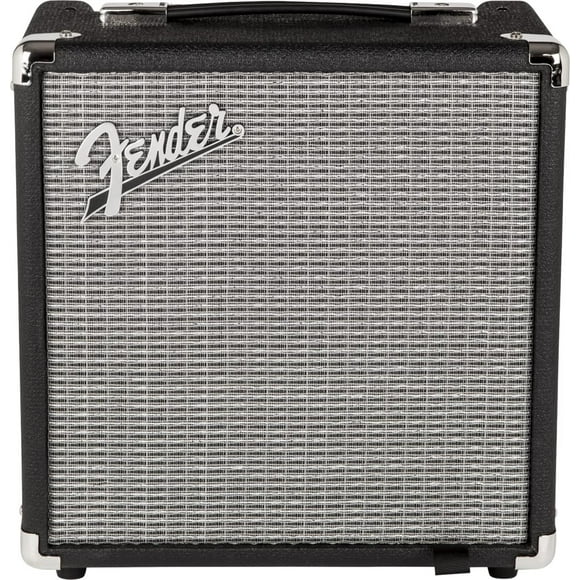 Fender Amplificador de Bajo Eléctrico Rumble 15 (V3), Black and Silver, 120V