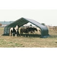 thumbnail image 2 of ShelterLogic 22 x 20 x 1 ft Green Run-In Shelter, 2 of 8