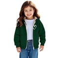 thumbnail image 6 of Coerni Boys Girls Cute Heart Hoodies Zip Up Fleece Lined Sweatshirt Hooded Cozy Preppy Sweater Teen Classic Long Sleeve Clothes, 6 of 7
