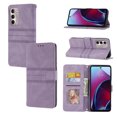 thumbnail image 1 of Feishell for Motorola Moto G Stylus 5G (2022) 6.8 inch Case with Detachable Wrist Strap,Premium PU Leather Drop Protection Magnetic Clasp Flip Kickstand Credit Card Slots Wallet Phone Case,Lightpurple, 1 of 9