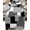 Color Blockppa7644, variant on Farmhouse Table Runner Linen Burlap Table Runners 36 Inches Long, Modern Abstract Art Color Block Gray and Brown Table Runner for Dresser, Party, Living Room, Dining Table Decor 13"x36"