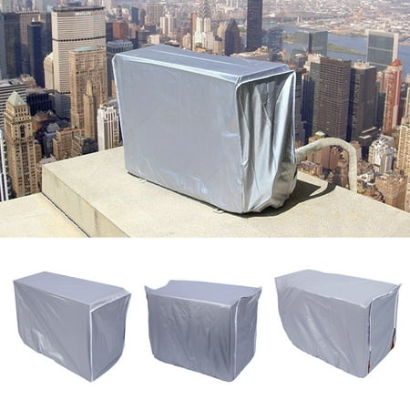 Air Conditioning Covers Outdoor Outdoor Air Conditioner Cover Anti-Dust Anti-Snow Waterproof Sunproof for Home 3 Sizes,Waterproof Air Conditioner Cover, outdoor air conditioner cover ()