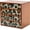 Animal Leopard, variant on Mid-Century Modern Geometric Wood Desk Organizer with 4 Drawers for Office Supplies and Craft Tools, Earth Tone Storage Cabinet
