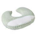 thumbnail image 2 of Almohada de lactancia para bebé QUENESS BABY con funda transpirable verde, 2 of 7