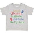 thumbnail image 3 of Inktastic Awesome Like Poppa Boys or Girls Toddler T-Shirt, 3 of 5