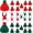 Green, variant on 30 Pcs Mini Hat for Craft Knit Small Snowman Hat Mini Christmas cap Scarf Tiny Santa cap Ornament