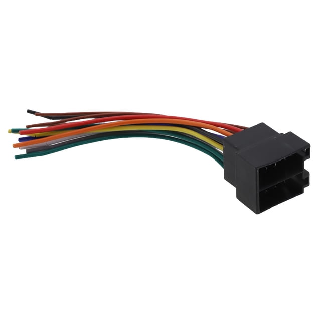 EchoBliss Adaptador De Corriente De Reemplazo Automático Macho Para Iso Arnés De Cable De Radio Conector