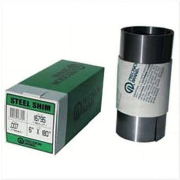 Precision Brand Shim Stock,Roll,Cold Low Steel,0.0250 In 16630