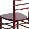 thumbnail image 6 of Bowery Hill 36.25''H Transitional Wood Chiavari Dining Chair in Mahogany, 6 of 8