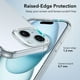 thumbnail image 5 of Funda de teléfono transparente ESR a prueba de golpes para iPhone 15, resistente al amarilleo, 5 of 8