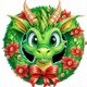 thumbnail image 1 of DIY Parcial Taladro en Forma Especial Pequeño Dinosaurio 30x30cm Verde, 1 of 9