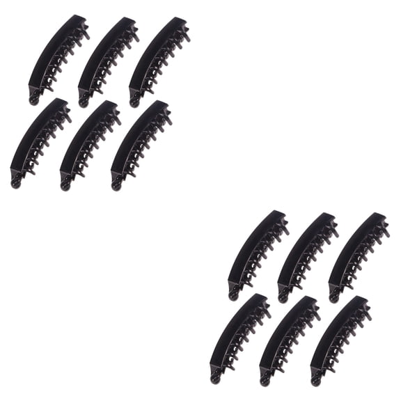 12 Pcs Hair Clips Barrettes Fine Long Pearlescent Hairpin