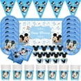 thumbnail image 2 of Disney Mickey Mouse Party Supplies Decorations Paper Cups Plates Napkins Banner Tablecloth Balloons Boys Birthday Baby Shower Gao Jinjia LED, 2 of 2