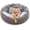 23.0"L x 23.0"W x 7.0"Th, variant on Dog Bed with Blanket, Round Calming Cozy Cave for Medium Dogs, Soft Plush Cuddler Puppy Bed and Burrow Cave, Anti-Slip Bottom, 26inch
