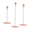 thumbnail image 2 of Portavelas cónicos, soporte para velas, candelabros decorativos Oro rosa, 2 of 9