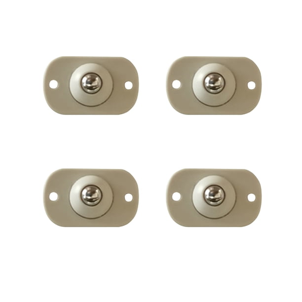 Moyic Paquete de 4 poleas adhesivas, caja de almacenamiento de ruedas autoadhesivas de 360 grados, rodillo de de bajo ruido, rueda Almacenamiento y organización del hogar tipo 4 Moyic HA003958-04