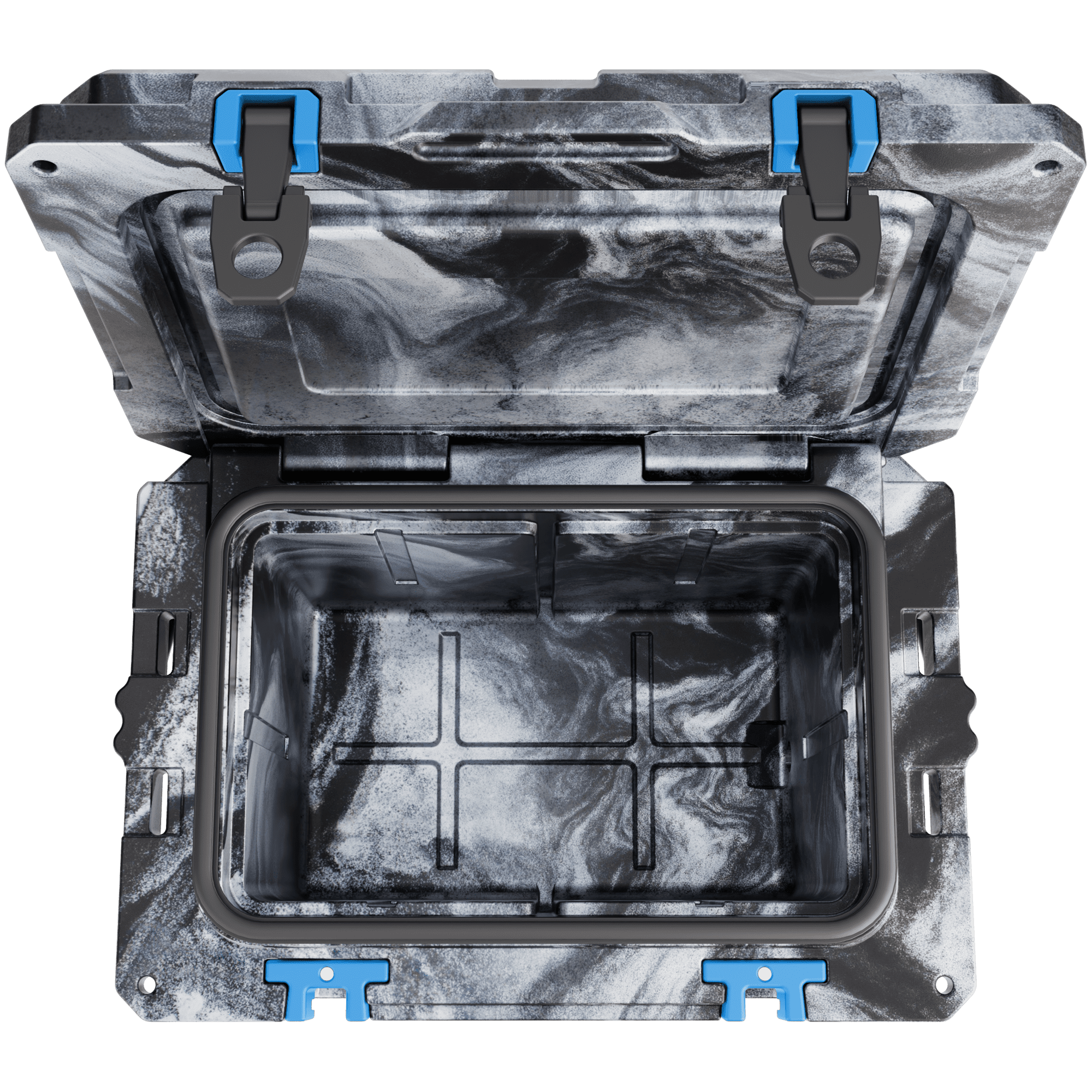 Cubix Outdoors 20 QT QuadraX Portable Insulated Hard Cooler - Fits 14 Cans - Winter Camo