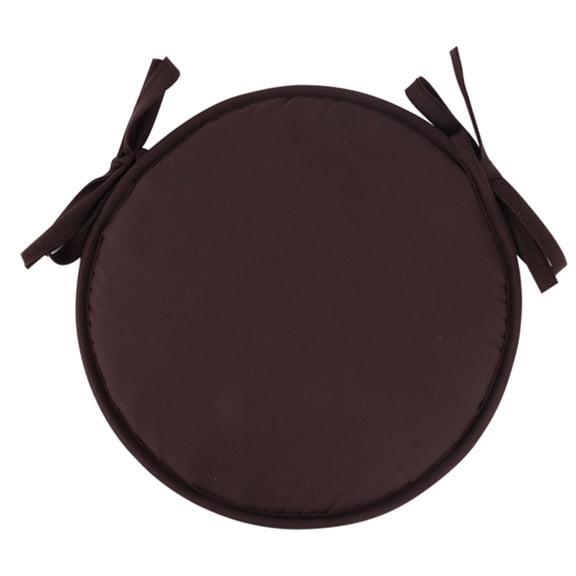 HEANUJJ Coffee Round Seat Cushion 38cm Diameter Thickened Chair Pad for Home Office