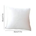 thumbnail image 4 of Couch Throw Pillow White, Lumbar Support Pillow Decorative, Faux Fur Pillow, Extra Soft Throw Pillow, Machine Washable - Perfect for Living Room, Bedroom, or Guest Room (With Core), 4 of 6