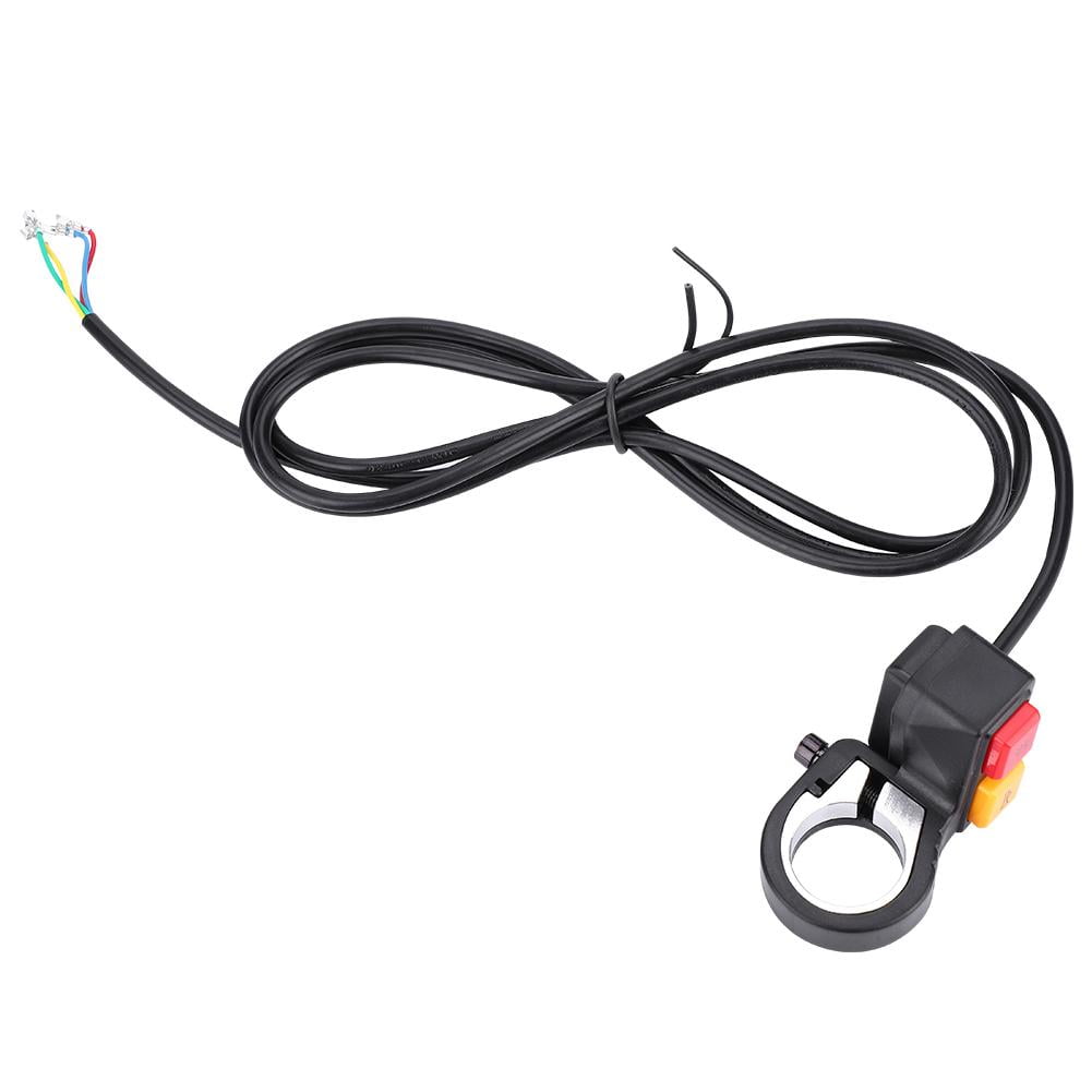 Qiilu 2in1 Head Light Horn Turn Signal Switch Button for Motorcycle EBike Scooter , Mountain