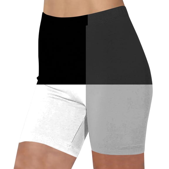 Ashirexll High Waisted Shorts Women, Shorts for Women Trendy, Summer Casual Loose Striped Elastic Waist Shorts