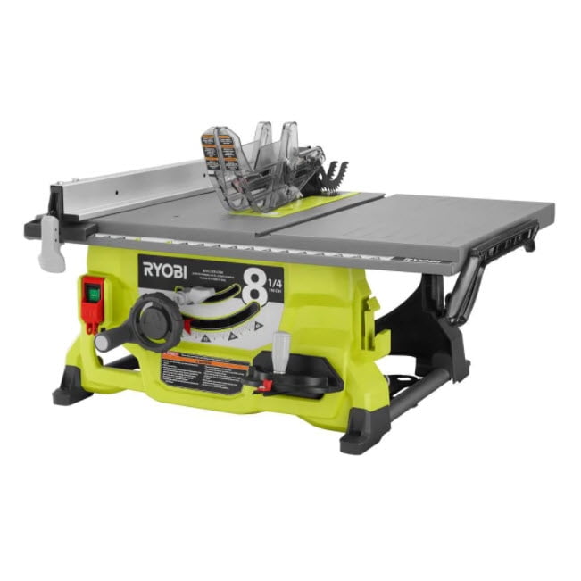 Ryobi 13 Amp 8 14 In Table Saw Lightweight Blade Guard System