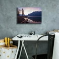 thumbnail image 5 of Epic Graffiti 'Lake Minnewanka 1' by Joe Reimer Photography, Canvas Wall Art, 18"x12", 5 of 8