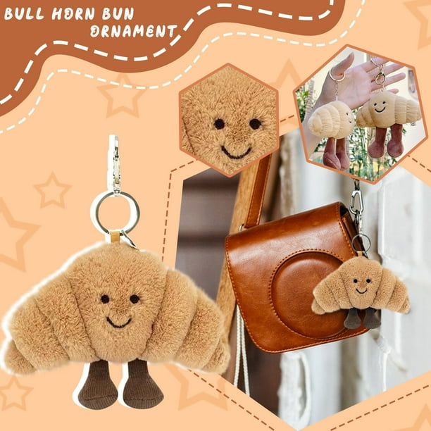 Jellycat Amuseables Croissant Bag Charm, 4 inches | Food and Drink