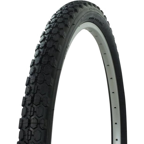 Knobby Tread Cruiser Bike Tire 26in x 2.125in Black