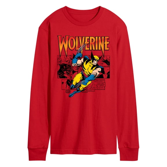 Wolverine - Wolverine Comic - Men's Long Sleeve Graphic T-Shirt