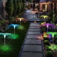 thumbnail image 4 of 7 Color Changing Solar Garden Lights Outdoor, Solar Lights Outdoor Decorative, Garden Decorations Waterproof Solar Optical Fiber Light for Yard Patio Pathway Holiday Christmas Decor, 4 of 6