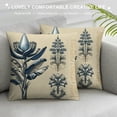 thumbnail image 3 of COMIO Tropical Trees Throw Pillow Covers Retro Boho with Green Palm Banana Tree Print Pillow Cases Summer Exotic Plants Cushion Covers for Sofa Couch Car Bedroom Home Decor White, 3 of 5
