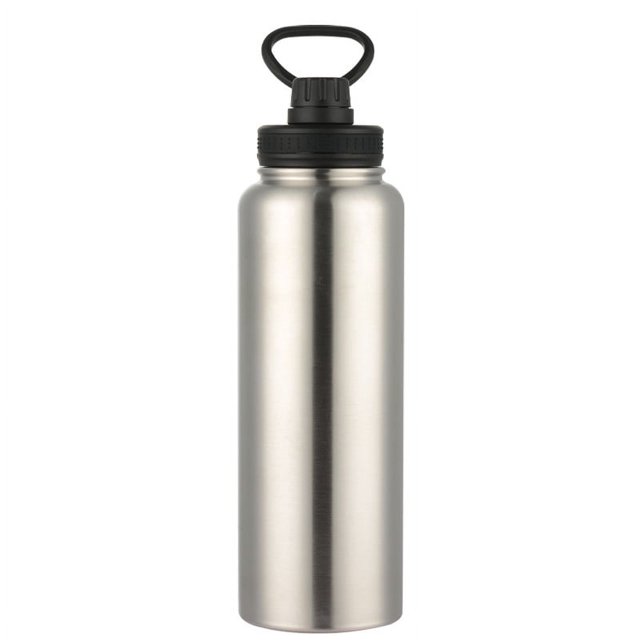 Hervidor de agua deportivo con aislamiento de acero inoxidable 304 de gran capacidad, taza de mano