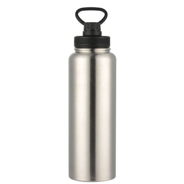 Hervidor de agua deportivo con aislamiento de acero inoxidable 304 de gran capacidad, taza de mano