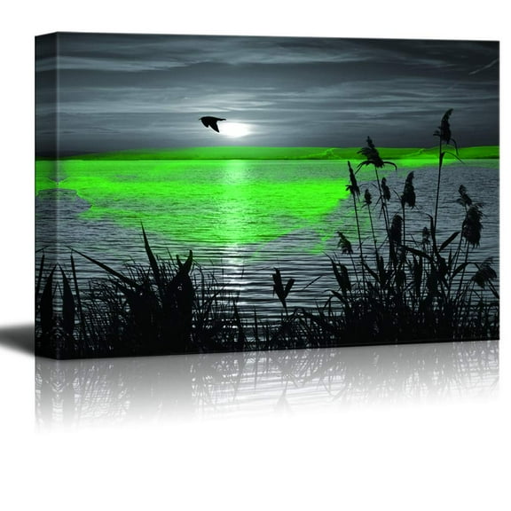 wall26 Canvas Wall Art Black and White Scenery Pictures Home Wall Decorations for Bedroom Living Room Paintings Canvas Prints Framed - 16x24 inches