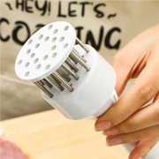 Stainless Steel Meat Tenderizer with Ultra Sharp Needle Blades Steak Pork Chops Loose Household Meat Hammer Kitchen Tools