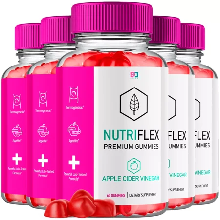 Nutriflex Premium ACV Gummies Weight Management Supplement (5 Pack)