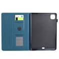 thumbnail image 2 of ELEHOLD Leather Wallet Case For iPad 6th Generation Fiber Pattern Lightweight Folio Stand Cover, Auto Sleep&Week Function, Full Body Protection, Darkblue, 2 of 10