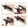thumbnail image 6 of Cheer Collection One Hand Cherry and Olive Pitter with Splash Guard and Locking Handle, Black, 6 of 6