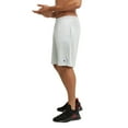 thumbnail image 2 of Champion mens 9" Mesh Short, Logo athletic shorts, Grey, Large US, 2 of 7
