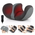 thumbnail image 1 of Gymax Foot & Calf Massager Electric Deep Kneading Waist Massager w/ Vibration & Heat, 1 of 10