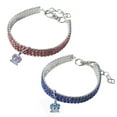 thumbnail image 1 of Piece of shiny rhinestone pet collar shiny pendant dog collar adjustable crystal, 1 of 5