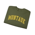 thumbnail image 3 of Montauk New York Sweatshirt Gifts Crew Neck Shirt Long Sleeve Unisex, 3 of 7