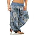 thumbnail image 2 of Pantalon Sarouel à Taille Froncée pour Femmes avec Imprimé Floral, 2 of 3