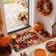 thumbnail image 4 of Fall Pumpkin Maple Leaves Floor Mat Halloween Thanksgiving Decorative Floor Mat Bathroom Kitchen Mat Porch Carpet Long Strip Foot Mat Entrance Mat, 4 of 6