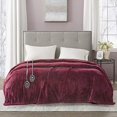 thumbnail image 1 of Beautyrest Plush Heated Blanket, Full, Red, 1 of 11