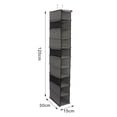 thumbnail image 5 of Xinyolin Shoe Storage Hanging Bag with 6 Mesh Pockets 10 Layers Design Large Capacity Waterproof Vertical Storage Organizer Shoe Hanger, 5 of 7