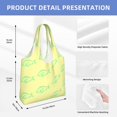 thumbnail image 4 of ZNDUO Women Tote Bag, Casual Handbags Big Capacity Shopping Shoulder Bag- Yellow Fish Seamless Pattern, 4 of 7