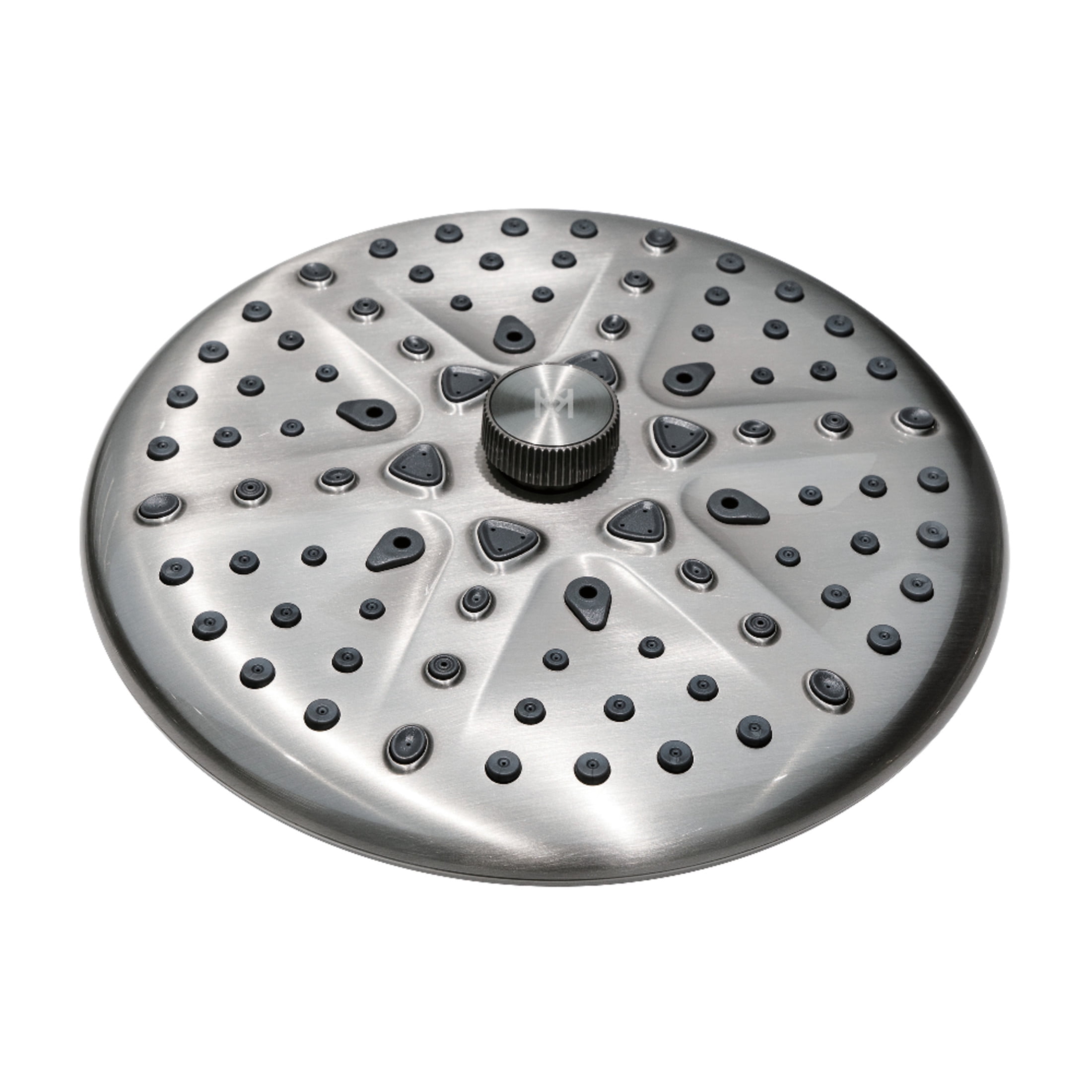 Kingston K235A8 Trimscape 9.8" Round Raindrop 8-Function Shower Head, Brushed Nickel